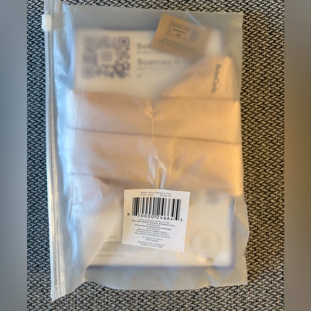 🎀NWT RobeCurls Heatless Curling Headband - Cream - Picture 4 of 4